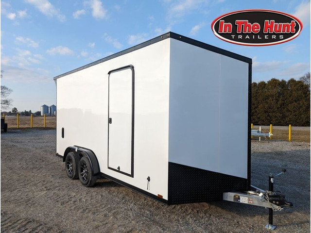  2024 Lightning 7.5x16 All Aluminum Wide Body Enclosed With Blac in Cargo & Utility Trailers in London