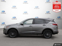 New Price! Odometer is 21674 kilometers below market average! Gray 2024 Acura RDX Platinum Elite SH-... (image 1)