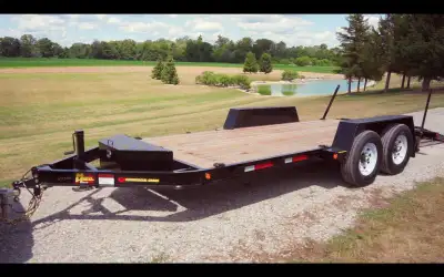 Miska in.Bobcatin. 7 Ton Lowbed Equipment Float Trailer - Canadian Made Starting at just $6,595.00 -...