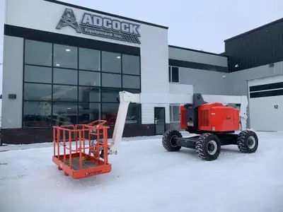 USED 2014 SNORKEL AB60J ARTICULATING BOOM LIFT IN STOCK IN EDMONTON. WE SHIP ANYWHERE IN NORTH AMERI...