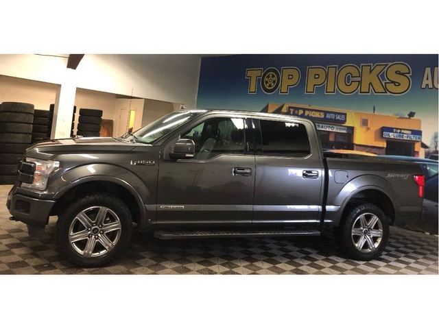  2018 Ford F-150 Diesel, Lariat Sport, 502A Package, Accident Fr in Cars & Trucks in North Bay - Image 2