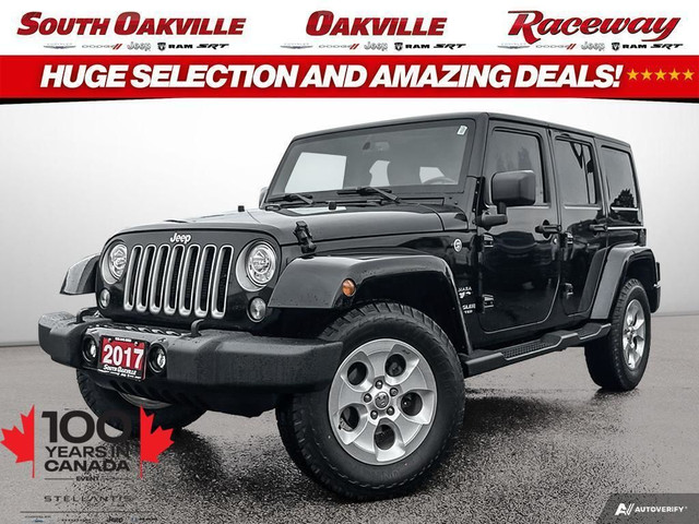 2017 Jeep Wrangler UNLIMITED SAHARA | HEATED SEATS | 1 OWNER | in Cars & Trucks in Oakville / Halton Region