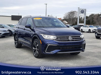New Price! Atlantic Blue Metallic 2024 Volkswagen Tiguan Highline 4Motion | Apple CarPlay | Android... (image 3)
