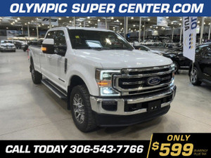 2022 Ford F 350 LARIAT 4WD Crew Cab 8' Box | ONLY 599 BW ! |