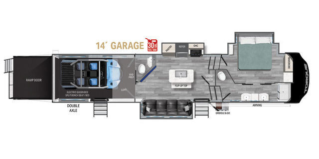 2023 Torque 384 in Travel Trailers & Campers in Red Deer - Image 2