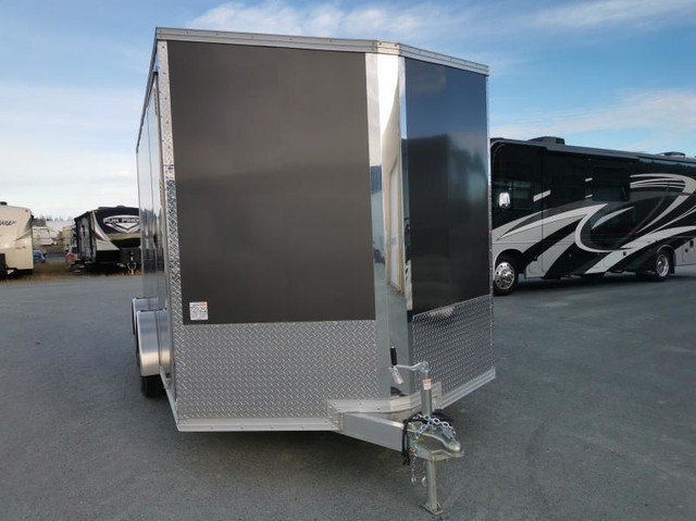 2022 Alcom Stealth C7.5X14-IF *Fermee/Alu in Cargo & Utility Trailers in Thetford Mines - Image 2