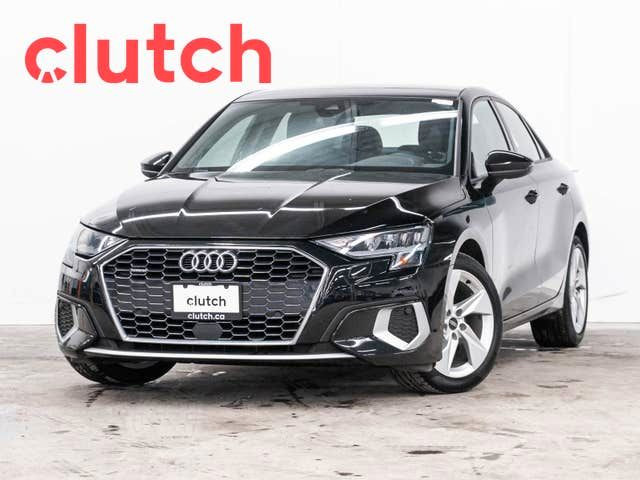 2022 Audi A3 40 Komfort AWD w/ Apple CarPlay, Power Moonroof, Re in Cars & Trucks in Ottawa