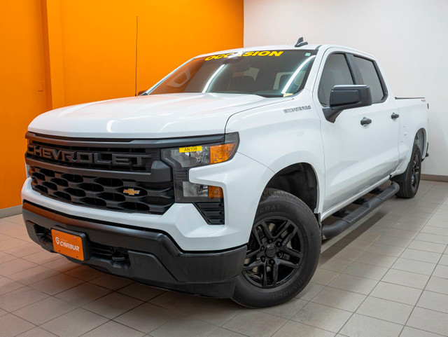 2023 Chevrolet Silverado 1500 WT CREW 4X4 V8 *GR REMORQ* CARPLAY in Cars & Trucks in Laurentides
