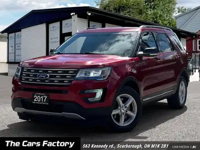 Finance Price: 18,990 Cash Price: 19,990 6.99% O.A.C Subject to finance fee. 2017 Ford Explorer XLT...
