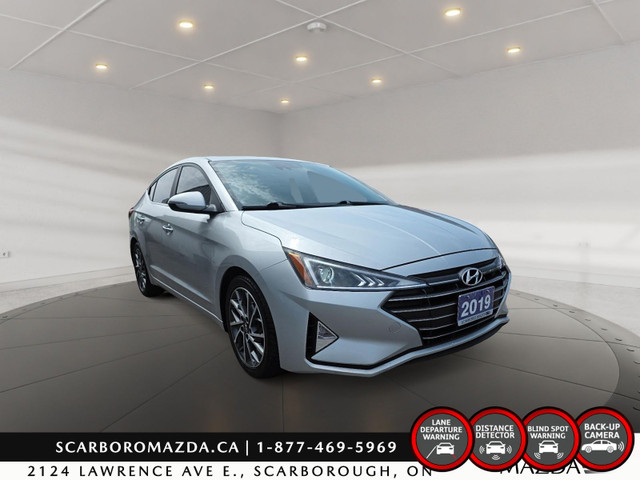 2019 Hyundai Elantra BLIND SPOT MONITORING|SUNROOF|LEATHER|1 OWN in Cars & Trucks in City of Toronto