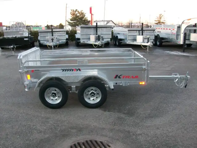 2025 K-TRAIL 5699-TPO-RP  56 X 99 2 ESSIEUX RAMPE PLIANTE ARRIER in Cargo & Utility Trailers in Laval / North Shore - Image 4