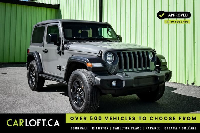 2020 Jeep Wrangler Sport • MANUAL • FOG LAMPS • REAR CAM • UCONN in Cars & Trucks in Cornwall