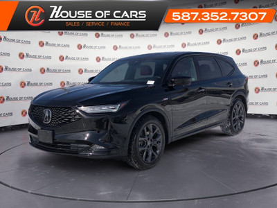  2022 Acura MDX A-Spec / Red Leather / Sunroof