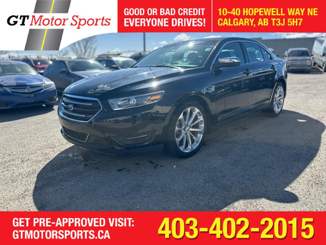 2018 Ford Taurus LIMITED | LEATHER | SUNROOF | BLUETOOTH | $0 DO in Cars & Trucks in Calgary