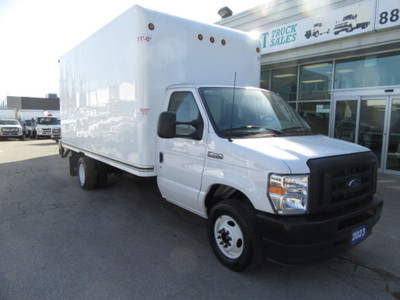  2023 Ford Super Duty E-450 DRW GAS 16 FT HIGH BOX CUBE WITH POW