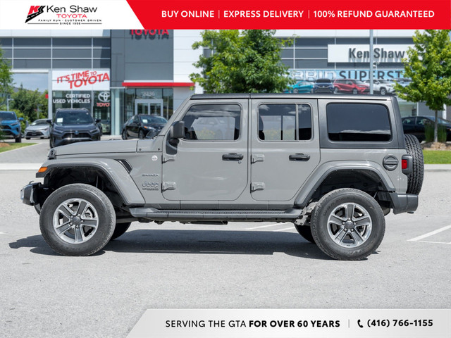 2021 Jeep Wrangler Unlimited Sahara NAVIGATION / LEATHER / PU... in Cars & Trucks in City of Toronto - Image 4