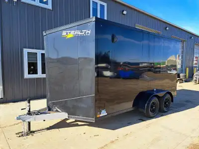 DELIVERY IN CALGARY & SURROUNDING AREAS AVAILABLE. 2025 Stealth Trailers 7FT X 14FT Cobra Aluminum E...