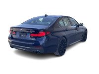 2022 BMW 5 Series 530e iPerformance Tanzanite Blue II Metallic PREMIUM ENHANCED PKG M SPORT PKG AWD,... (image 9)