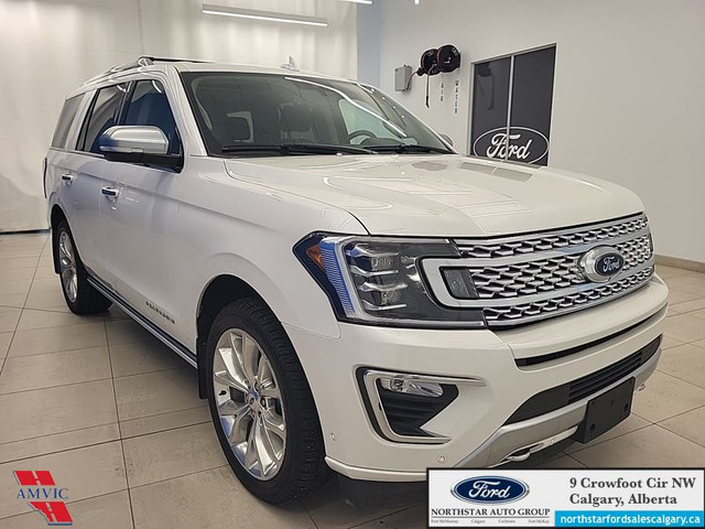 2019 Ford Expedition Platinum PLATINUM - HEATED/COOLED LEATHER S in Cars & Trucks in Calgary - Image 3