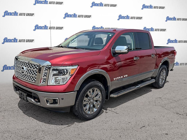 2018 Nissan Titan Platinum BROWN LEATHER INTERIOR | ONE OWNER... in Cars & Trucks in London - Image 2