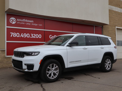 2022 Jeep Grand Cherokee L LIMITED IN BRIGHT WHITE EQUIPPED WITH