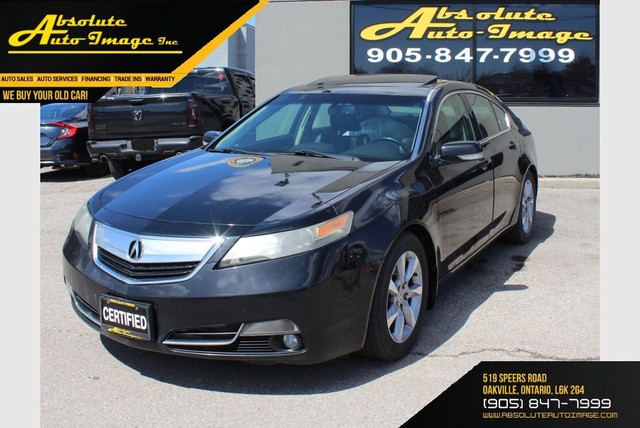 2013 Acura TL Certified NO ACCIDENTS ONE OWNER NAVIGATION BACKUP in Cars & Trucks in Oakville / Halton Region