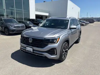 2024 Volkswagen Atlas Execline Silver **LEATHER**, **APPLE CAR PLAY**, **SUNROOF**, 3rd row seats: s...