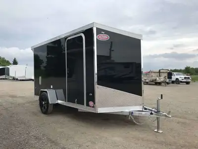 LEGACY SERIES ALL ALUMINUM FRAME 6' X 12' SINGLE AXLE CARGO WITH RAMP DOOR AND POLYCORE PANEL UPGRAD...