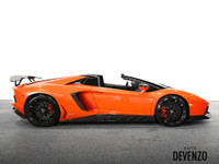 Immaculate 2014 Lamborghini Aventador Roadster LP700-4 700hp V12 6.5L, Orange on Black Alcantara Sea... (image 3)