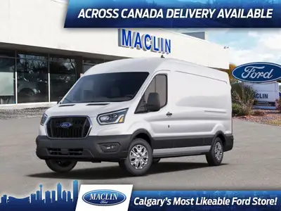 This brand new OXFORD WHITE 2025 FORD TRANSIT CARGO VAN is powered by a 3.5L PFDI V6 ENGINE THAT'S P...