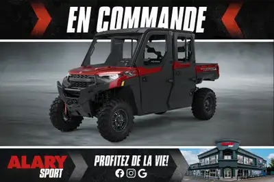Ce CÔTE-À-CÔTE POLARIS RANGER CREW XP 1000 PREMIUM Edt. Northstar 2025 est disponible DÈS MAINTENANT...