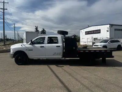 2013 Ram 3500 SLT 4x4 Crew Cab Flatbed Truck AMVIC LICENSE.. NEW ARRIVAL...... - 6 Cylinder 6.7 L Di...