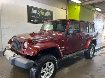  2008 Jeep Wrangler 4WD 4dr Unlimited Sahara toit dure call of d