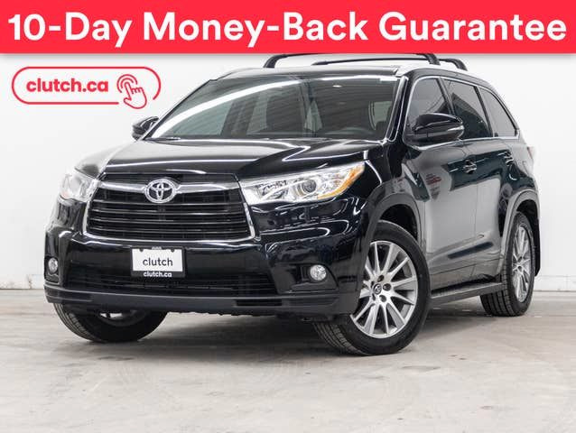 2016 Toyota Highlander XLE AWD w/ Backup Cam, Bluetooth, Nav in Cars & Trucks in Bedford