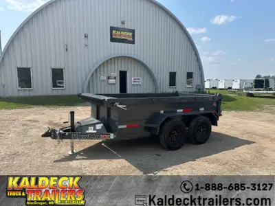 The SDX trailer is a versatile dump trailer that comes in one size: 10' x 60". It has a GVWR of 7,00...