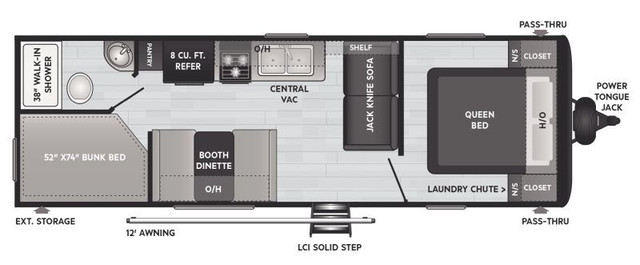 2022 KEYSTONE HIDEOUT 262BH in Travel Trailers & Campers in Hamilton - Image 2