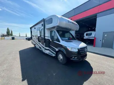 Forest River Sunseeker MBS Class C diesel motorhome 2400 highlights: Two 12V TV's Convection Microwa...