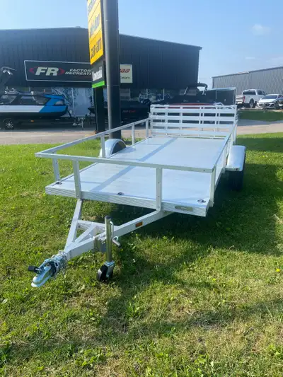 2025 Marlon 6x12 Aluminum Utility Trailer, BRAND NEW Model: 450-0023-AL Built with an all-aluminum f...