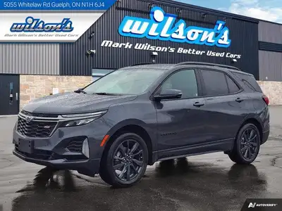 Look at this certified 2023 Chevrolet Equinox RS AWD | Leather | Pano Roof | Heated Seats + Steering...