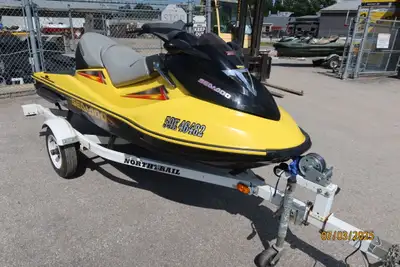 USED 2004 Sea-doo GTX 185 in yellow/black. This 3-up PWC/Trailer package features the reliable Rotax...