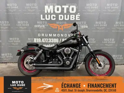 Harley-Davidson FXDBP Street Bob 103 2013 SEULEMENT 18 973 KM MOTO CANADIENNE MOTEUR 103 PO CUBE ALA...