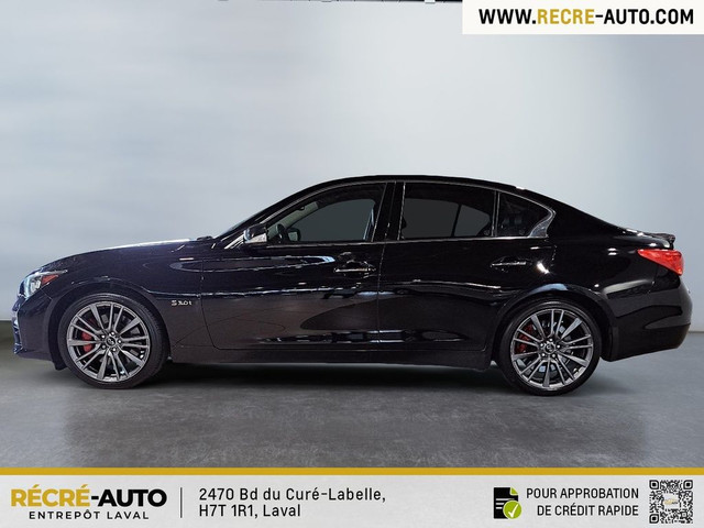 2017 Infiniti Q50 S 3.0 TURBO RED SPORT 400 CUIR NAVIGATION TOIT in Cars & Trucks in Laval / North Shore - Image 4