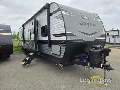Jayco Jay Flight travel trailer 324BDS highlights: Dual Entry Doors Rear Bunkhouse U-Shaped Dinette...