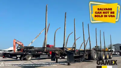 Heavy truck / Camion lourd - # STOCK: GX-29924 2019 MANAC 23448 REMORQUE À BILLOTS ACCIDENTÉ 2019 MA...
