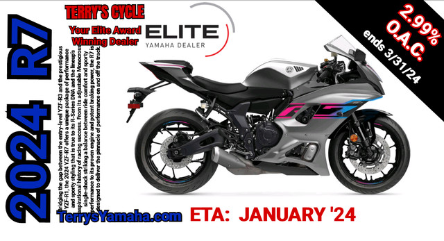 2024 Yamaha YZF-R7 Coming Soon, Reserve Yours Today Before They  in Sport Bikes in Regina - Image 3