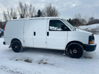 2014 GMC Savana 3500 Cargo Van with V8 4.8L Engine, shelves inside, auto ac, cruise control. Certifi... (image 3)