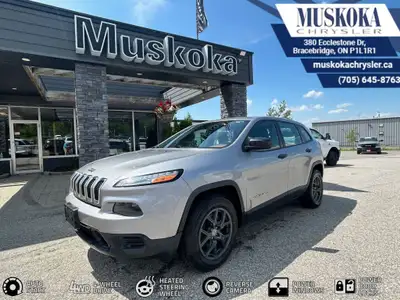 This JEEP CHEROKEE SPORT, with a V6 Cylinder Engine engine, features a TRANSMISSION: 9-SPEED AUTOMAT...