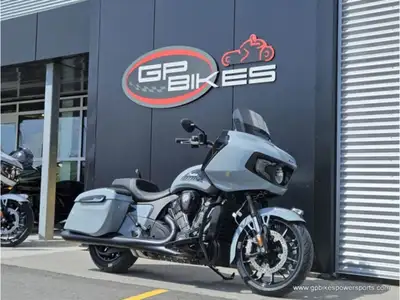 2024 Indian Motorcycle Challenger Dark Horse Icon Storm Gray FREE REIN TO DOMINATE Our blacked-out P...