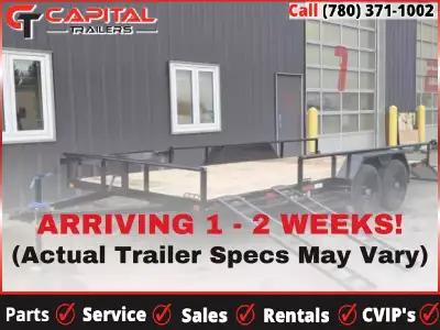 Perfect Utility Trailer for: ATVs; Riding Lawn Mowers; Small Tractors; Equipment Alberta Made 4' Ram...
