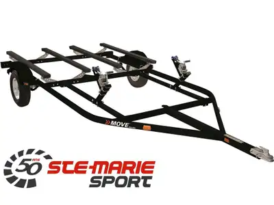 Remorque haut de gamme double Sea-Doo MOVE 2 pour Spark Fabriquée par Karavan et modèle semblable au...